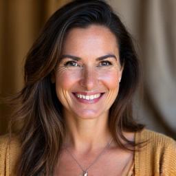 Claire Dubois, fondatrice de Fibre Douce, souriante et passionnée